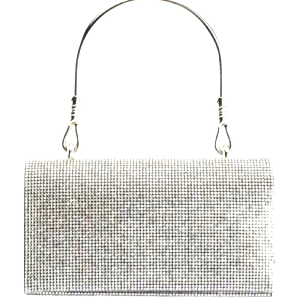 NWOT AKIRA EVENING BAG in silver